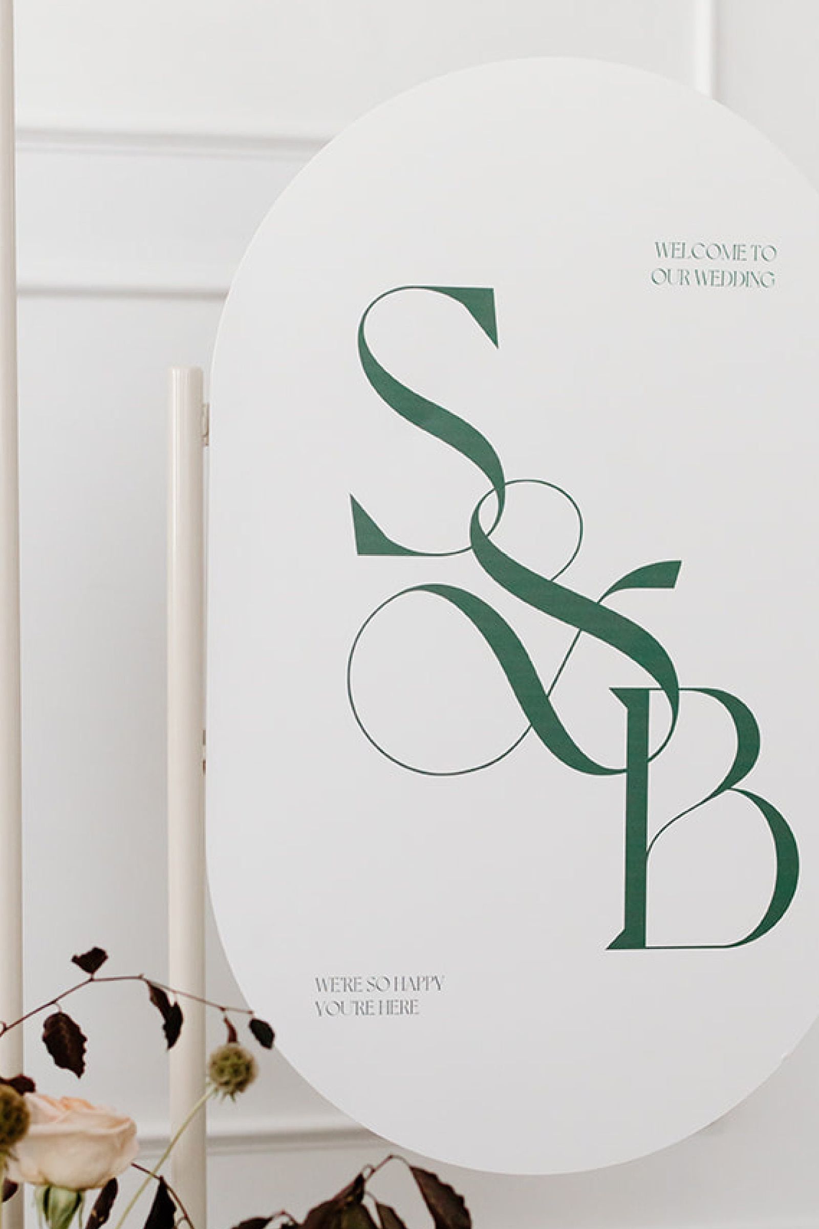 Stay Together Double Arch Pill Wedding Welcome Sign | 500x800mm | Customizable Printable Digital…