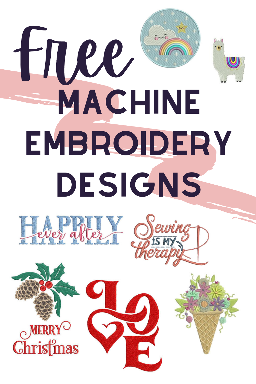 The best free embroidery designs