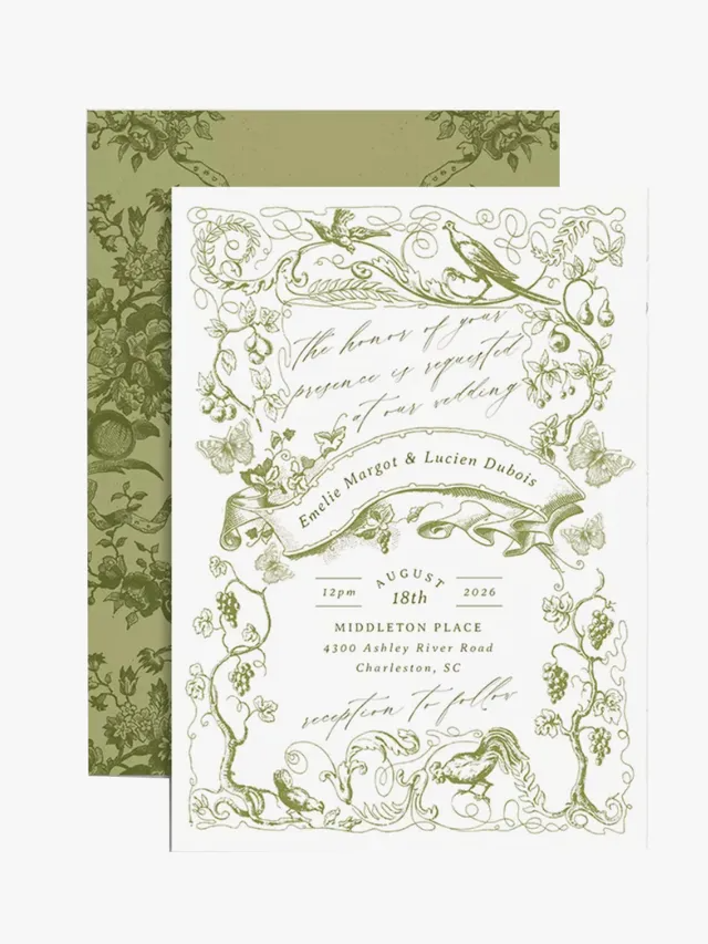 44 Vogue-Worthy Wedding Invitations to Shop Online
