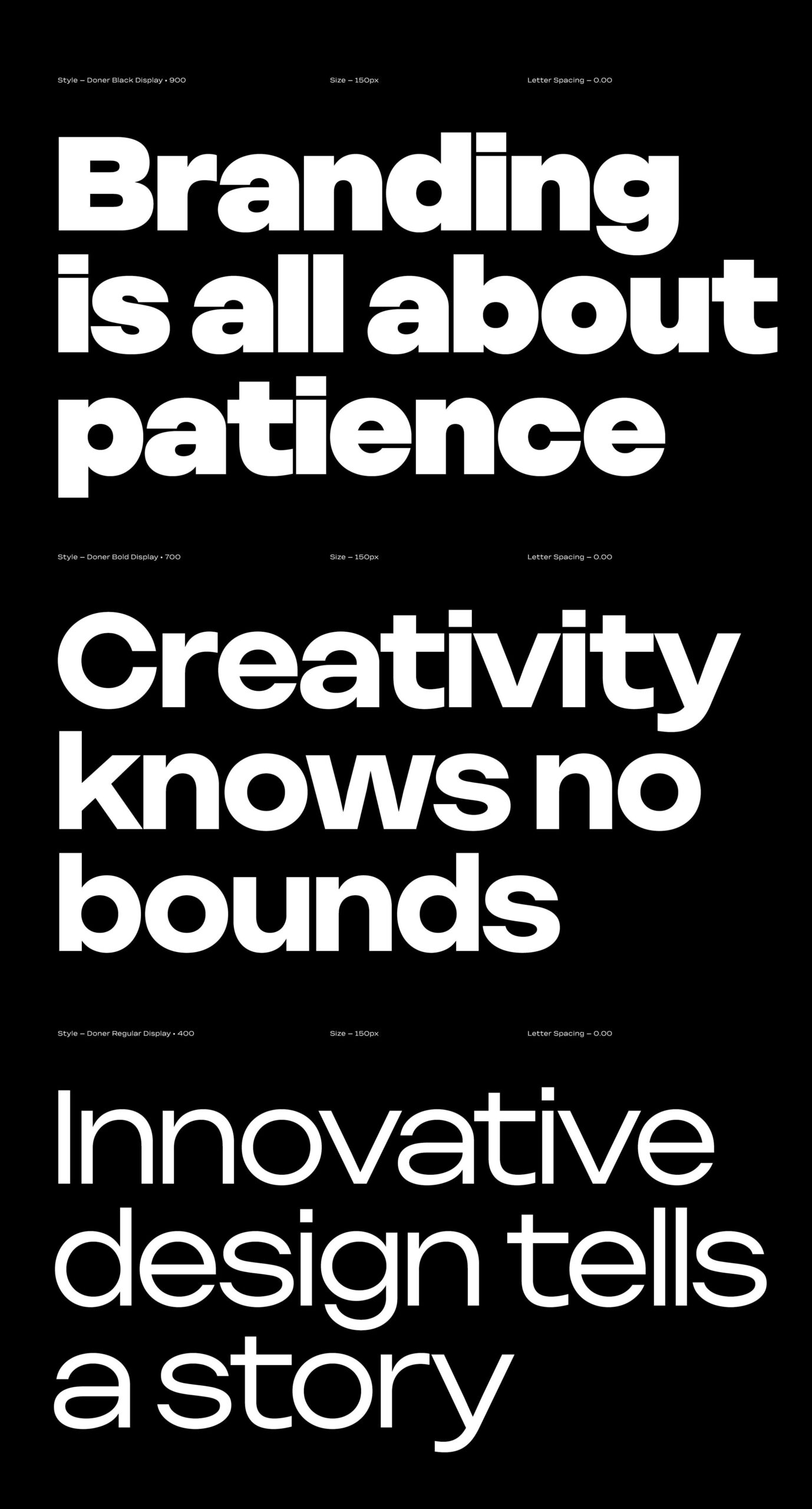 Doner Typeface • 36 Styles • Customizable — Rajesh Rajput