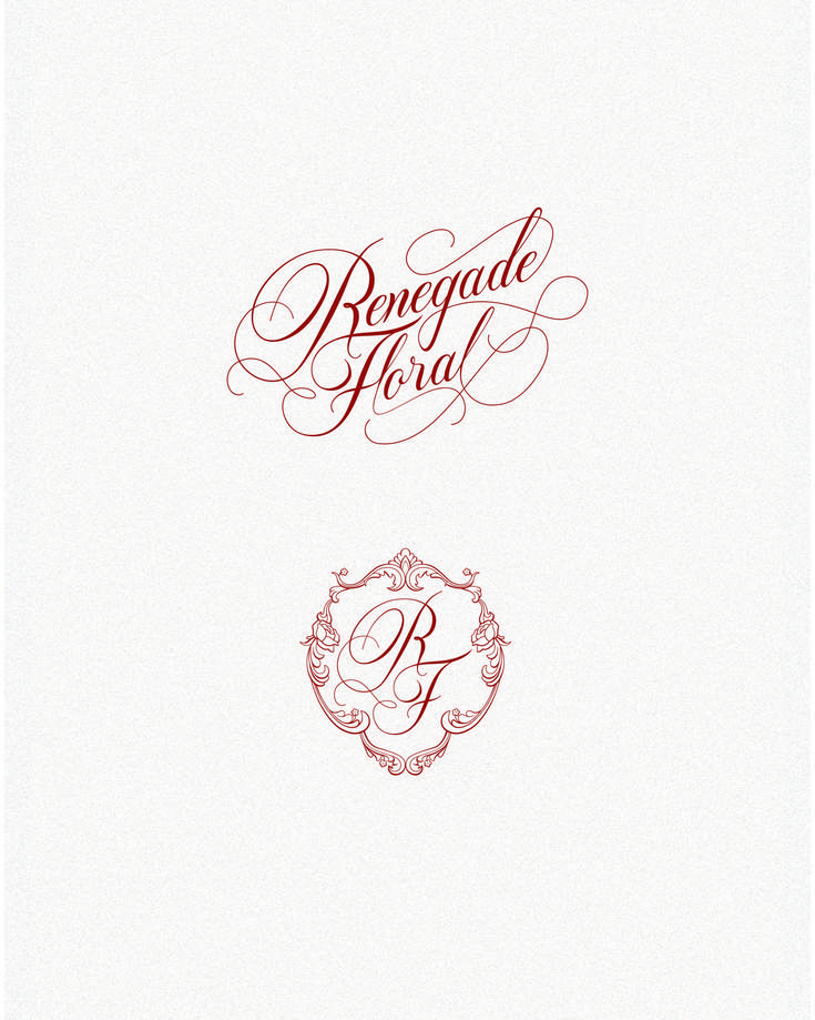 Vintage Inspired Logo and Branding and Colors // Florist Branding // For Romantic Storybook Florals