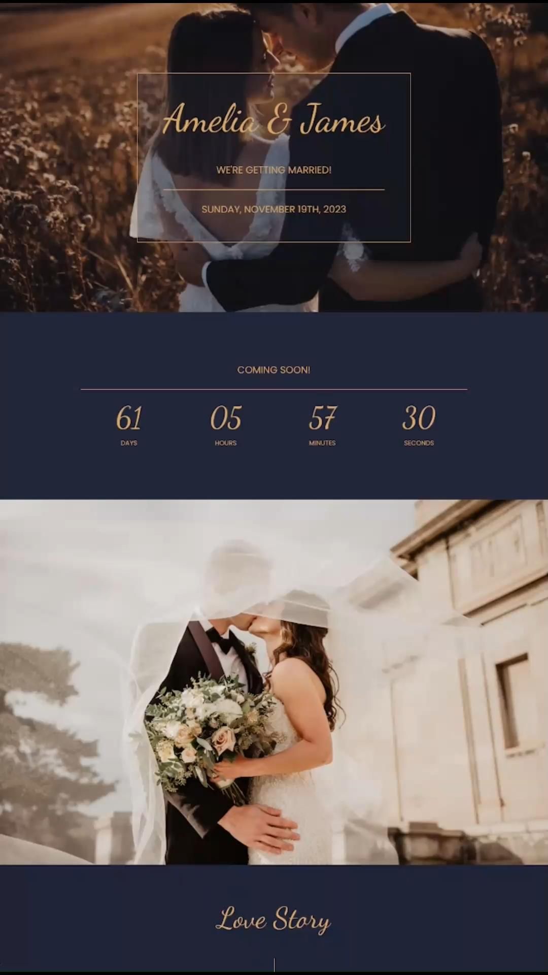 Wedding Website with RSVP Tracking