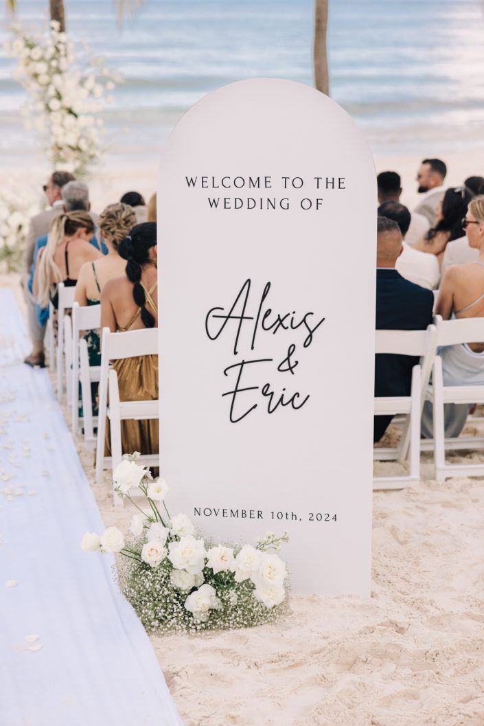 Wedding at Secrets Maroma Beach