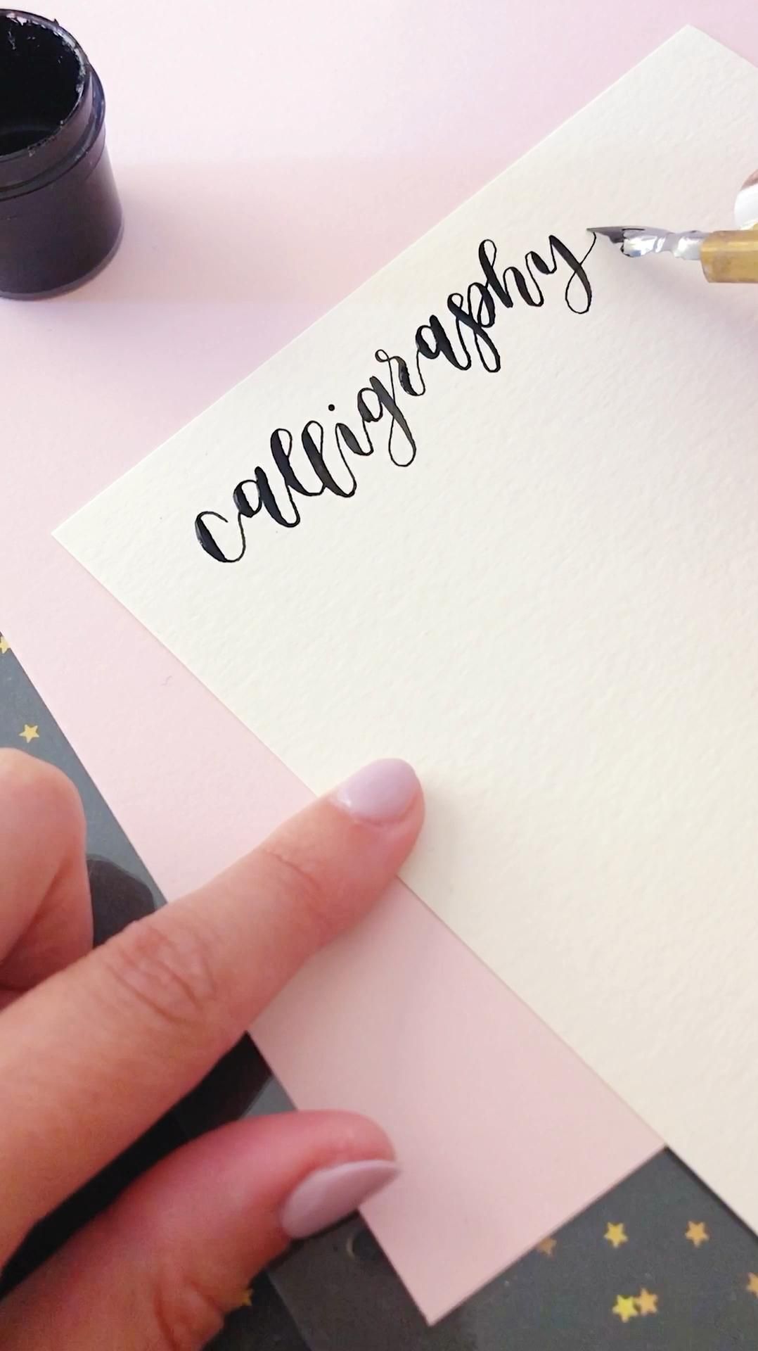 Modern Calligraphy Alphabet