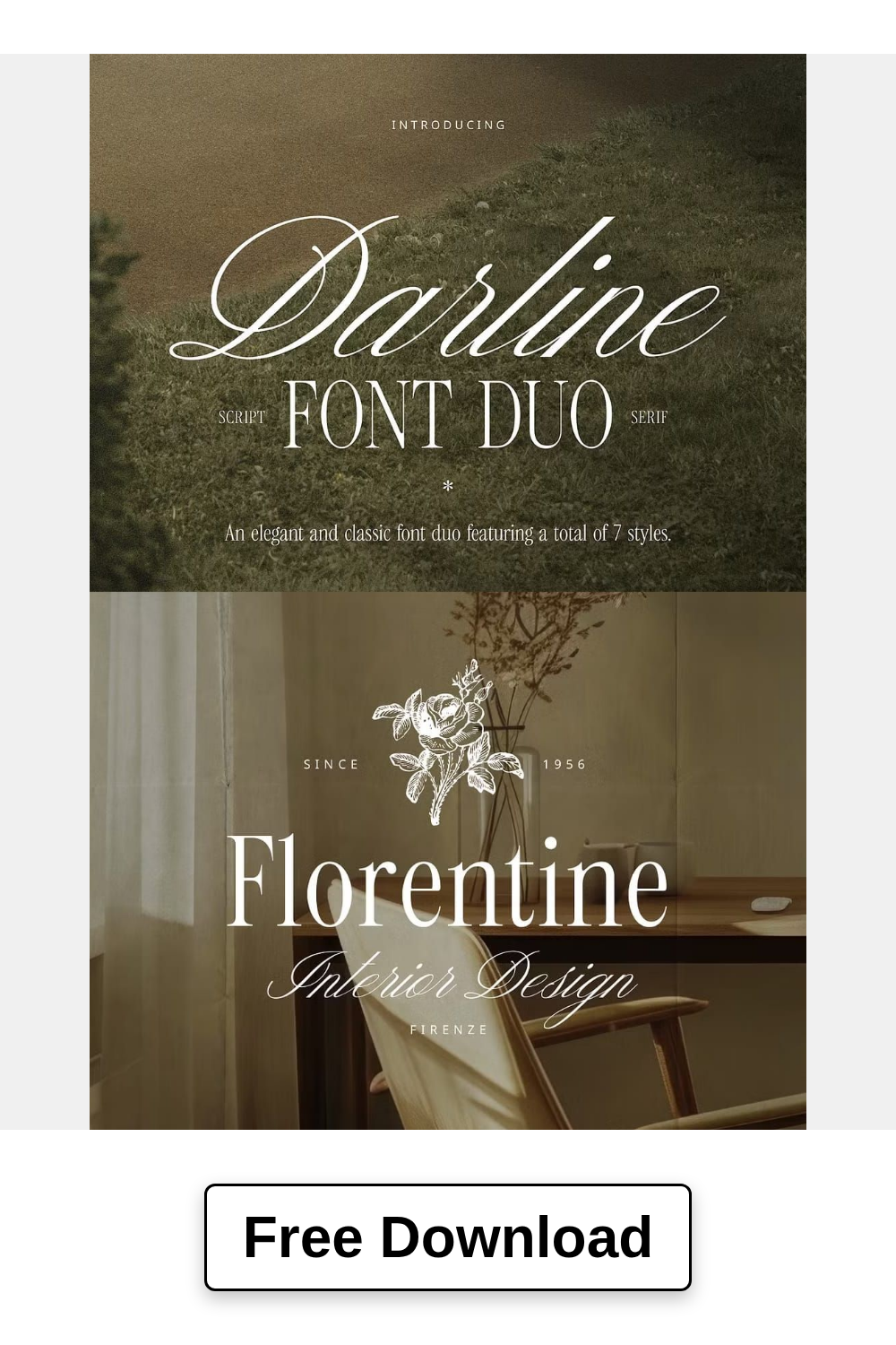 Darline Font Duo — Siteoutsite