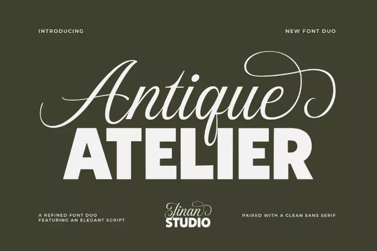 Antique Atelier Duo Font