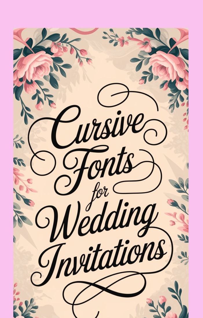 Elegant Wedding Fonts to Elevate Your Special Day