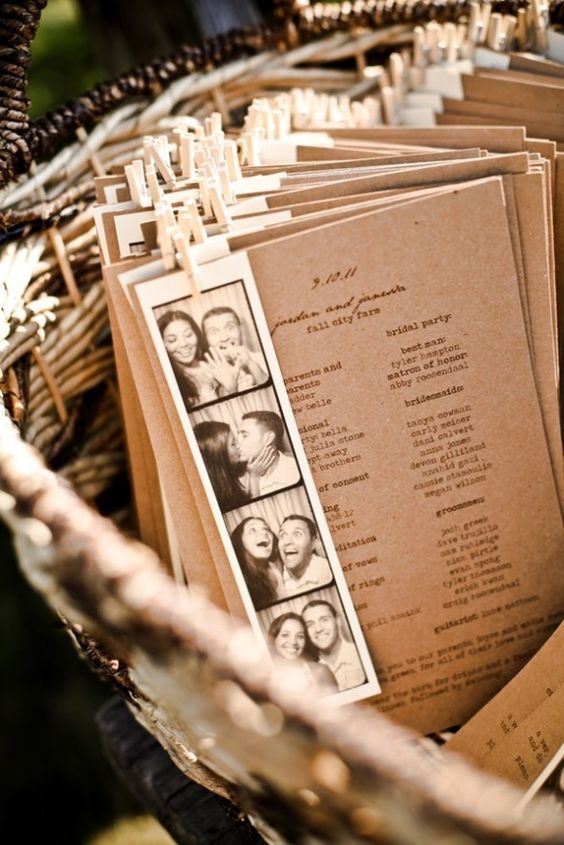 11 Non-Traditional Wedding Programs You Can Find on Etsy