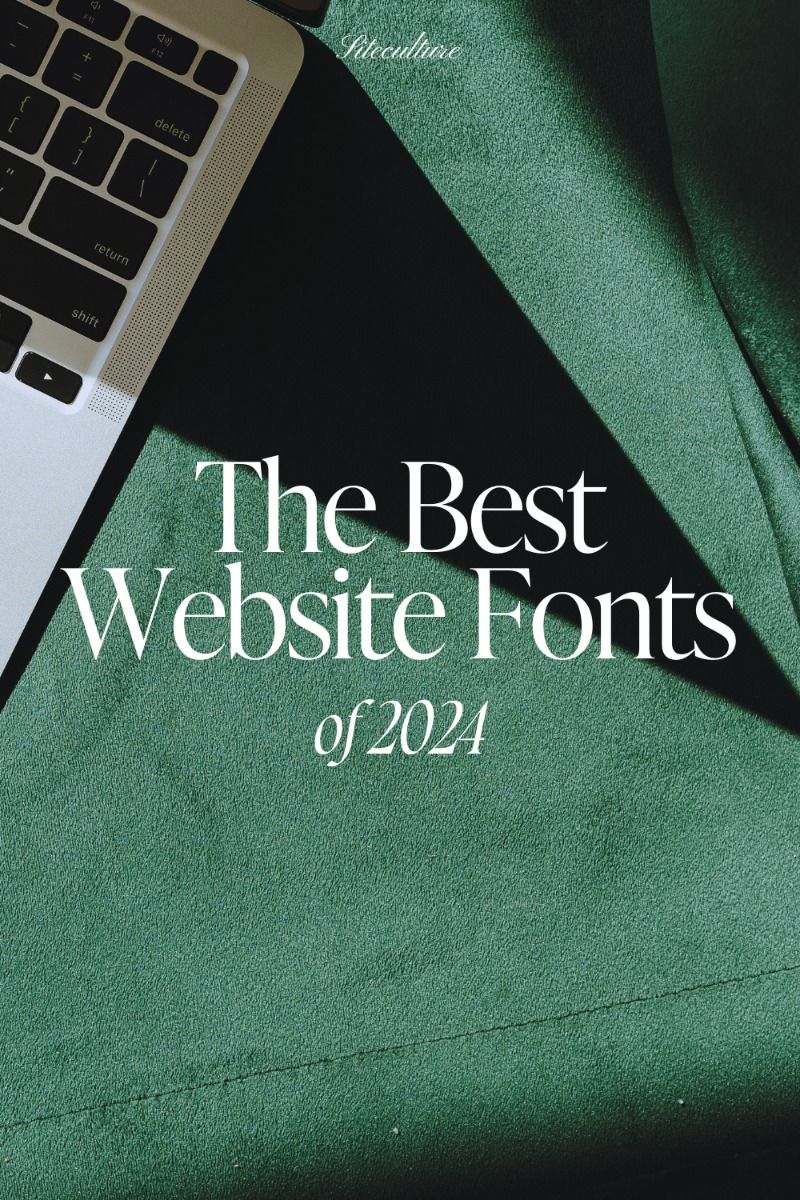 The Best Website Fonts for 2024