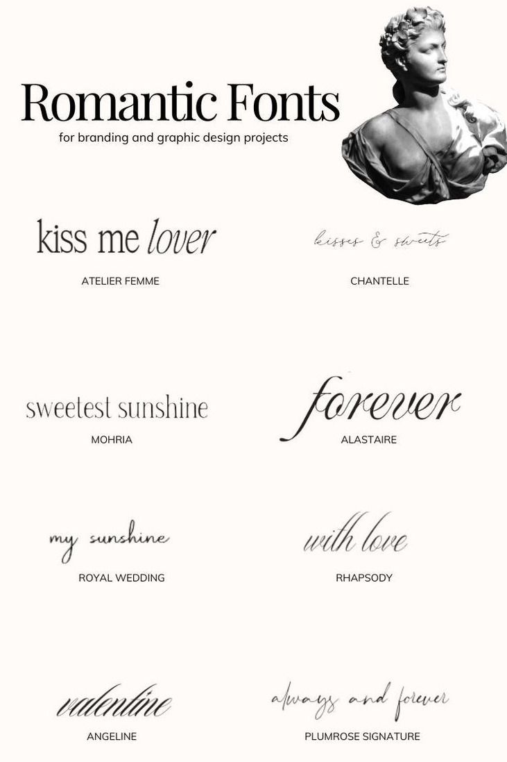 Fonts That Whisper «Romance» ✨ (2023)