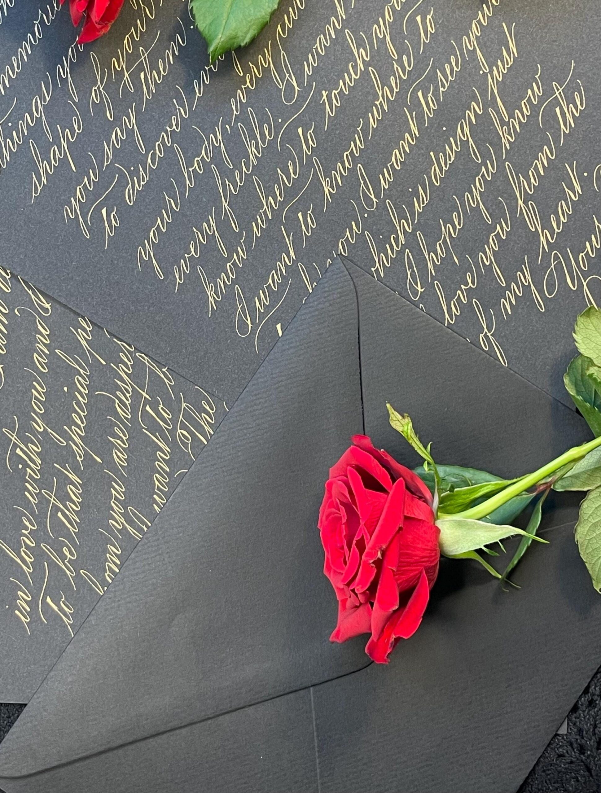 Handwritten Love letter