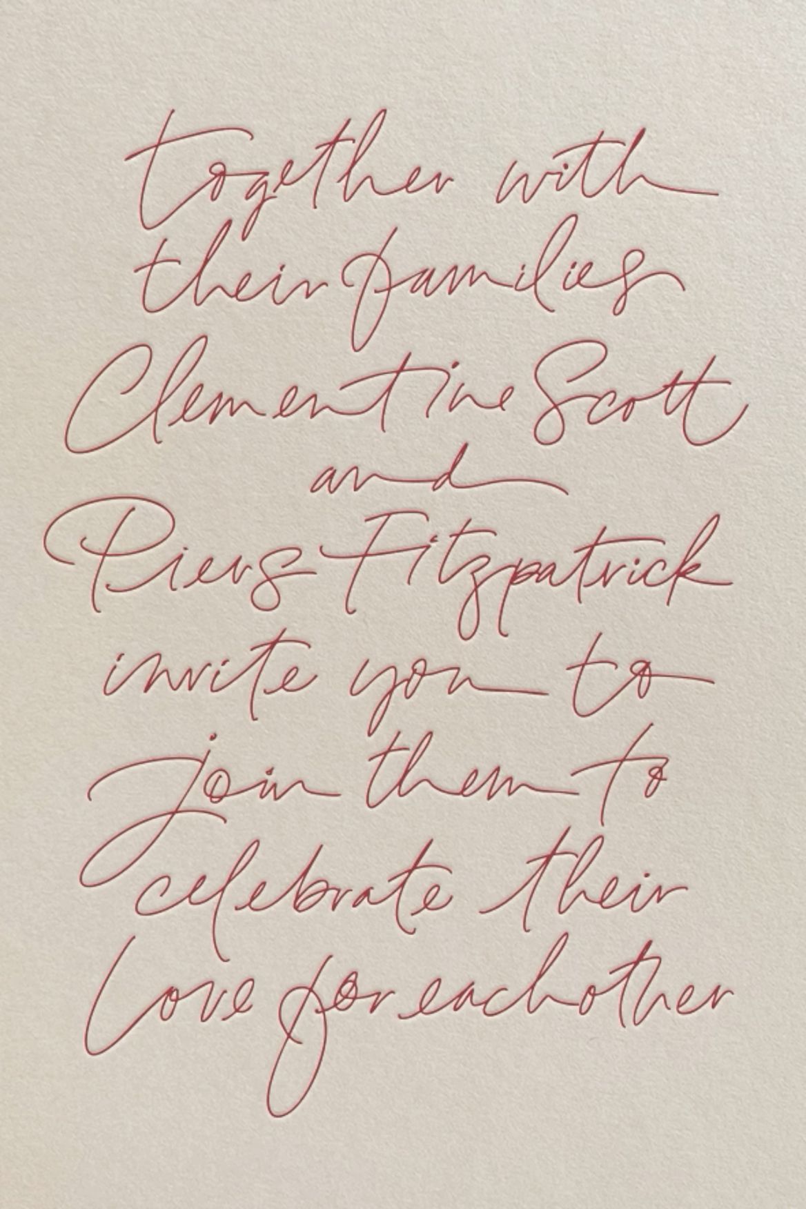 Handlettering Wedding Invite, Modern Calligraphy Stationery, Loose Hand