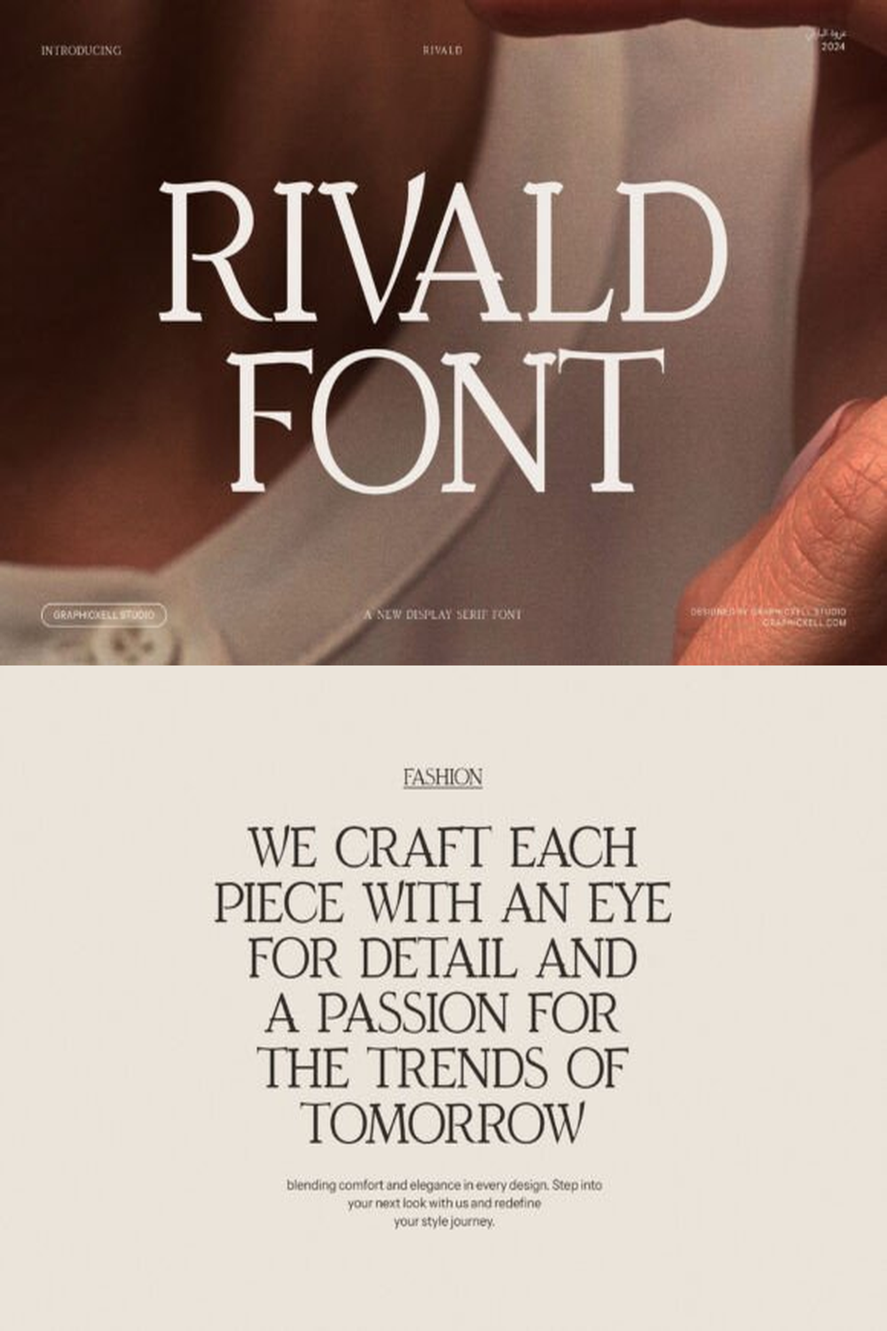 Rivald Font: Modern Serif Blending Vintage Charm for Creative Projects