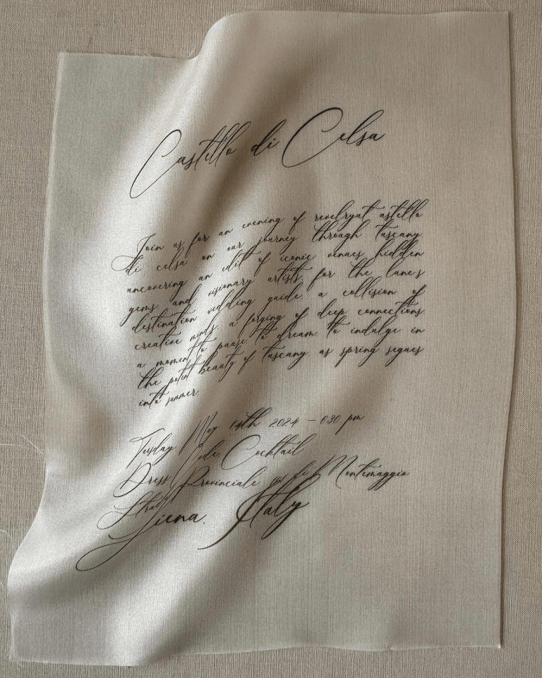 #Trending: Fabric Wedding Invitations & Stationery | OneFabDay.com