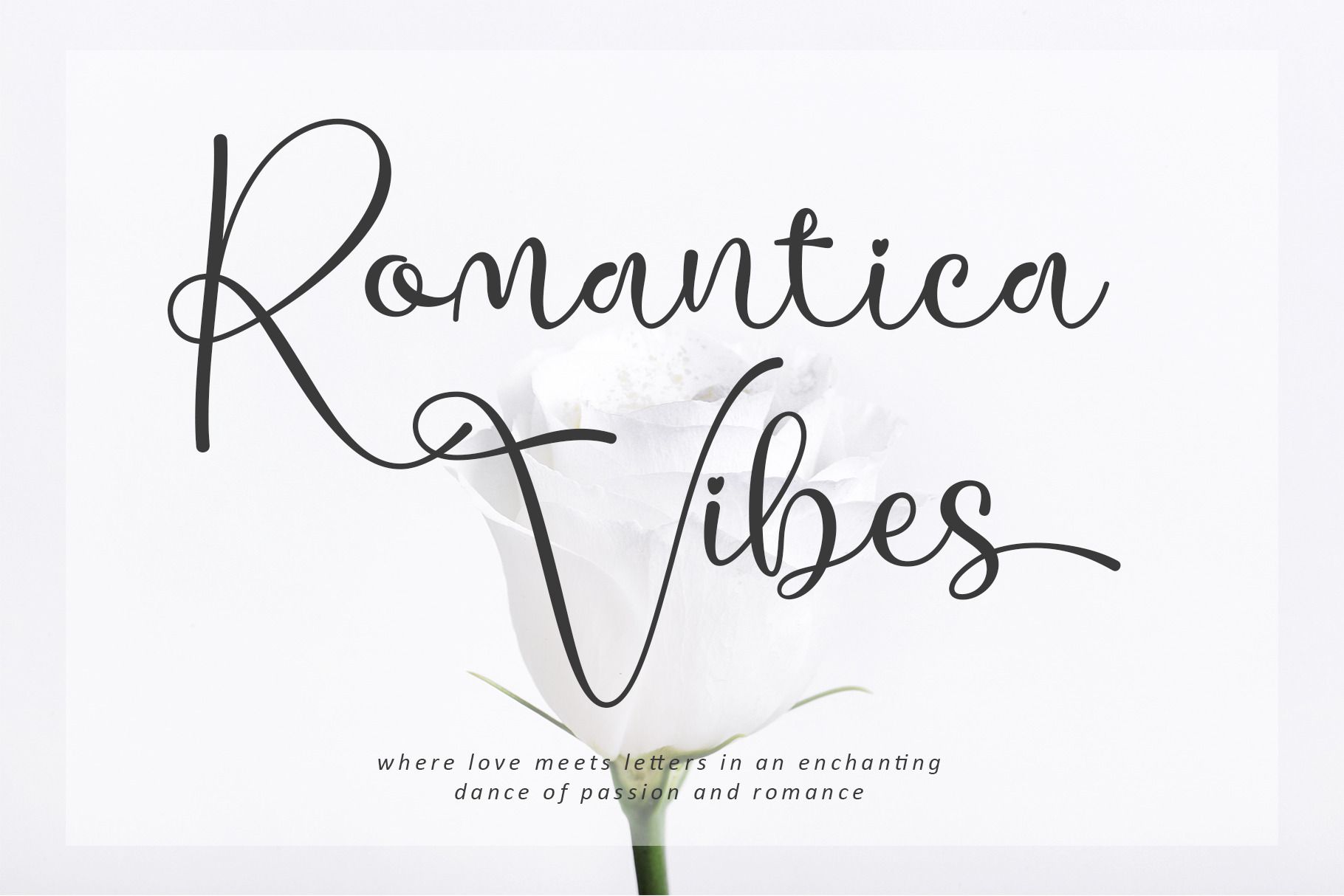Romantica Vibes by Letterara | Creative Market