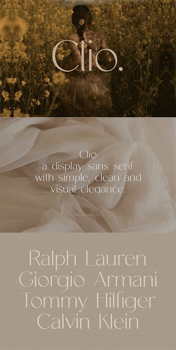Clio — Clean Display Sans