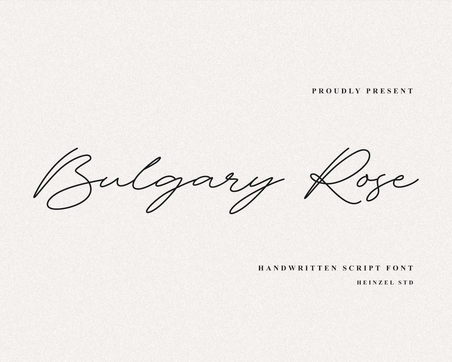 Bulgary Rose — Handwritten Script Font | Fontsera