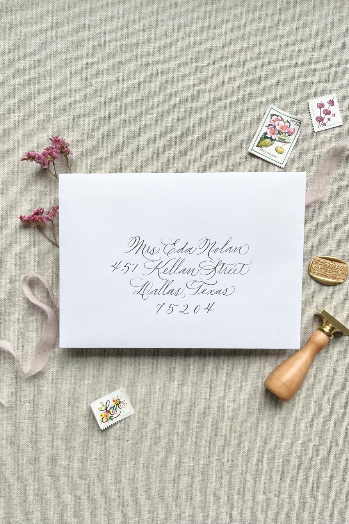 Spencerian Envelope Addressing