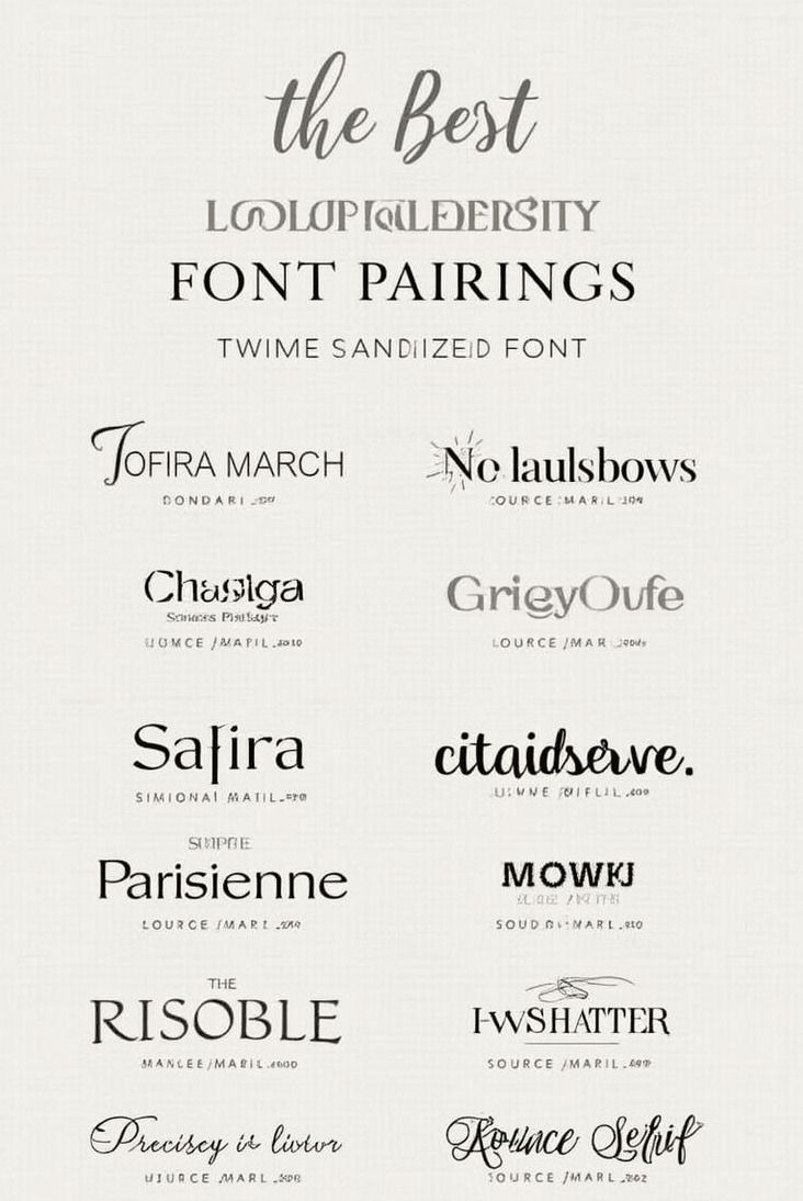 Pinterest in 2025 | Font pairing, Luxury font, Font combinations
