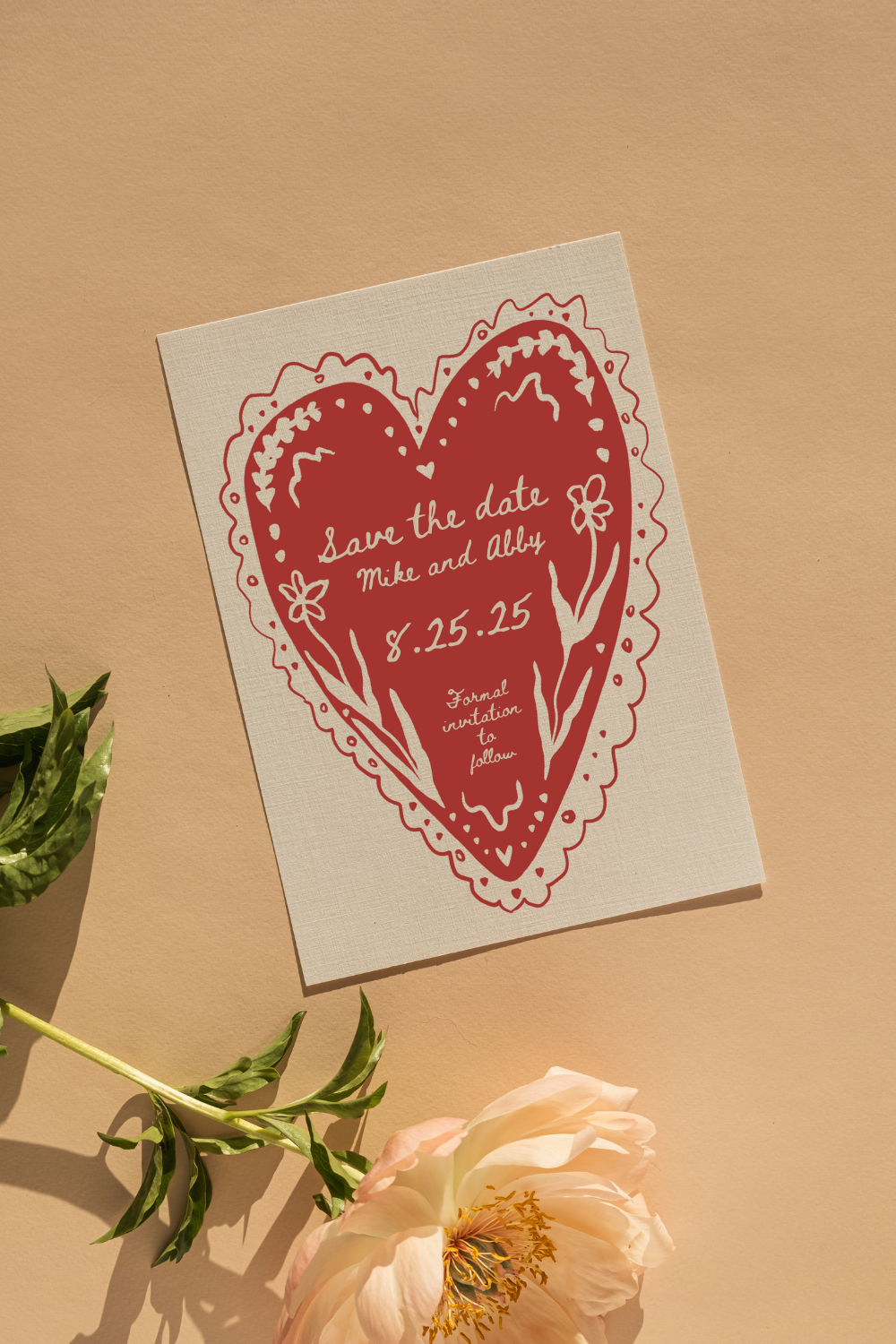 DIY Save the Date, Customizable Wedding Invitation