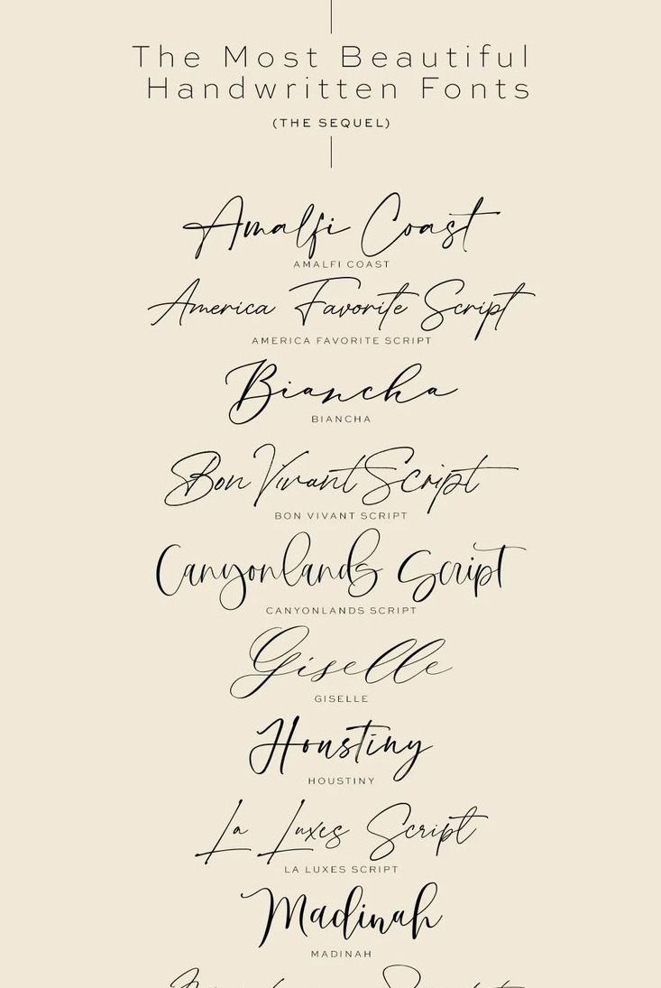 The Most Beautiful Handwritten Fonts (Part 2) — Fancy Girl Design Studio