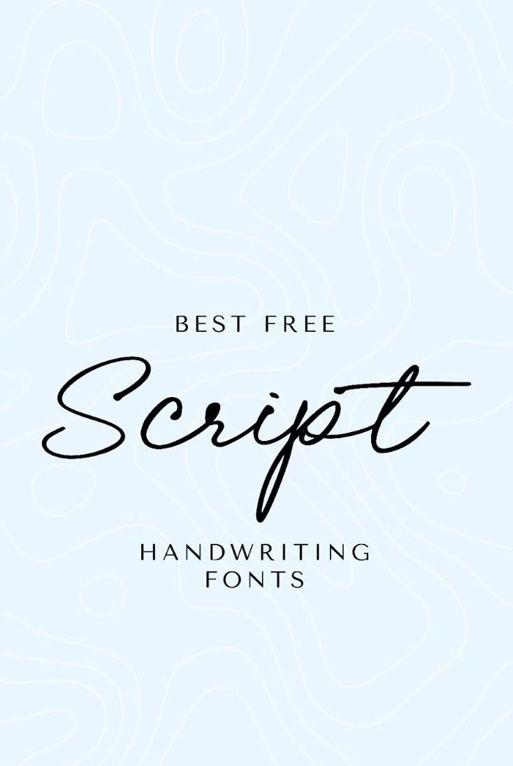 The Best Free Script Handwriting Fonts
