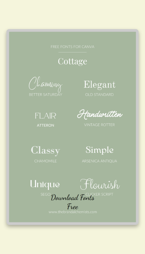 Cottagecore Canva Fonts: Free & Charming!