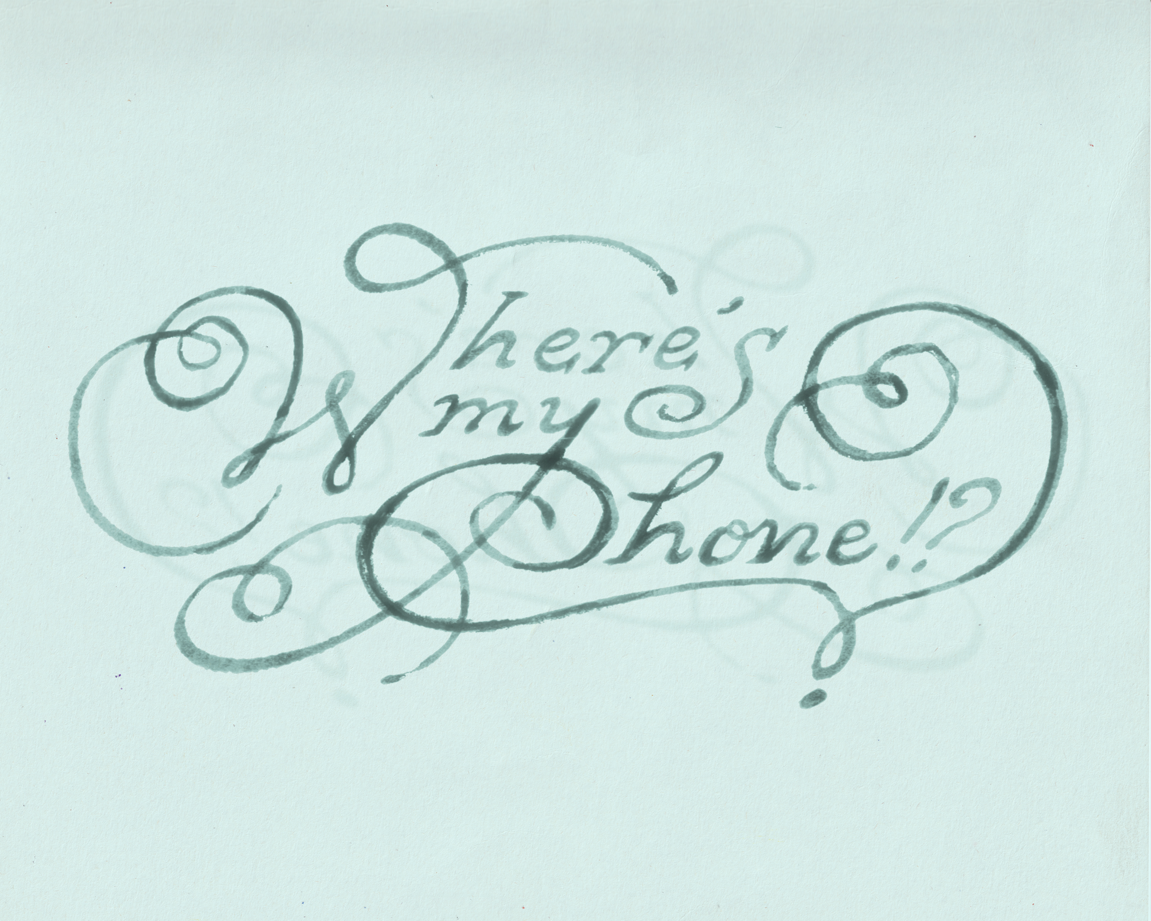 custom typography designed by @maigazine33