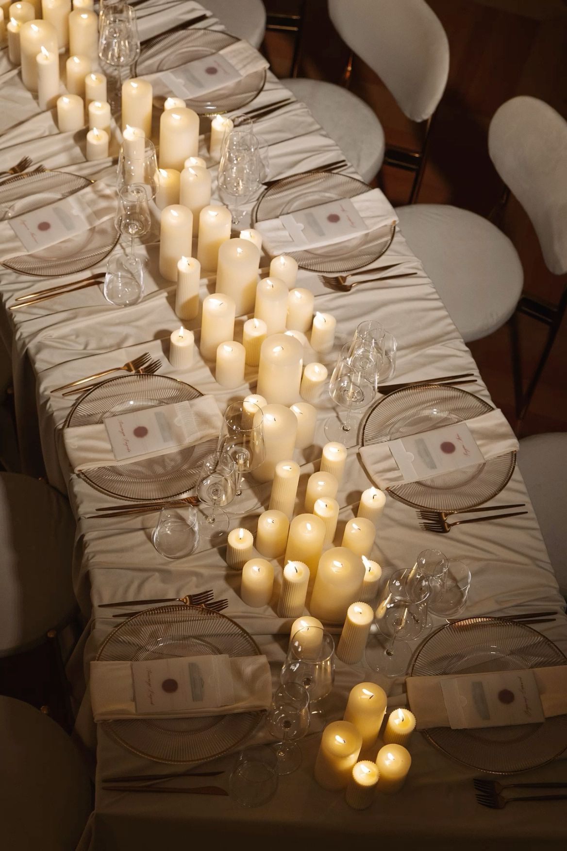 Castle core wedding decor