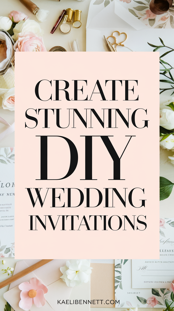 Create Stunning DIY Wedding Invitations on a Budget