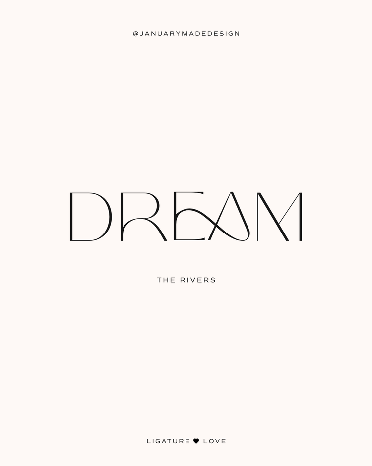 Ligature Fonts I’m Loving Right Now — January Made Design | Squarespace Websites & Branding