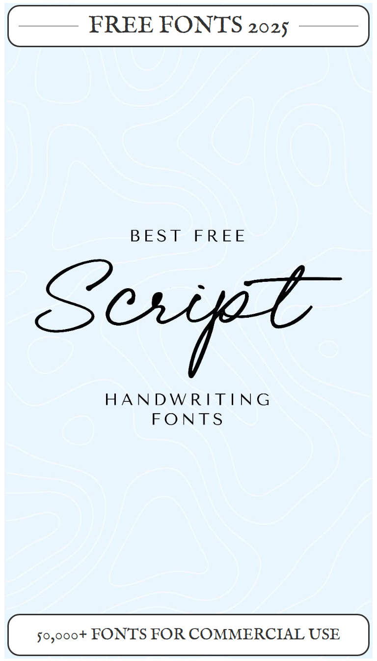 The Best Free Script Handwriting Fonts