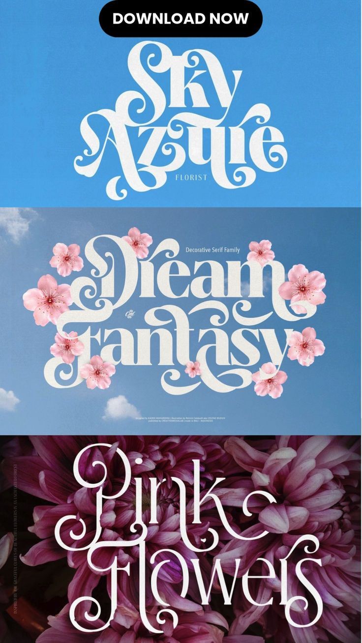 Dream Fantasy — Decorative Font | Creative Market