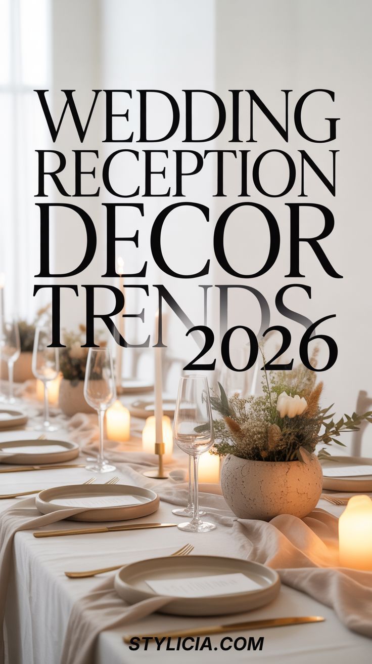Wedding Reception Decor Trends 2026