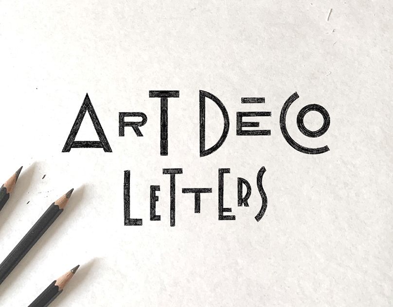 Art Deco Letters — Stephane Lopes