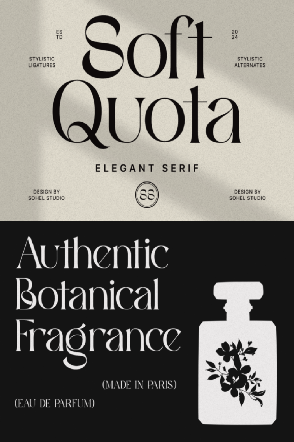 Soft Quota Font: Elegant Serif for Luxury Branding and Wedding Invitations