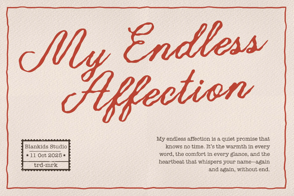 Palmeria Script a Textured Handwriting Font