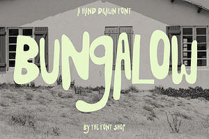 BUNGALOW | HAND DRAWN FONT