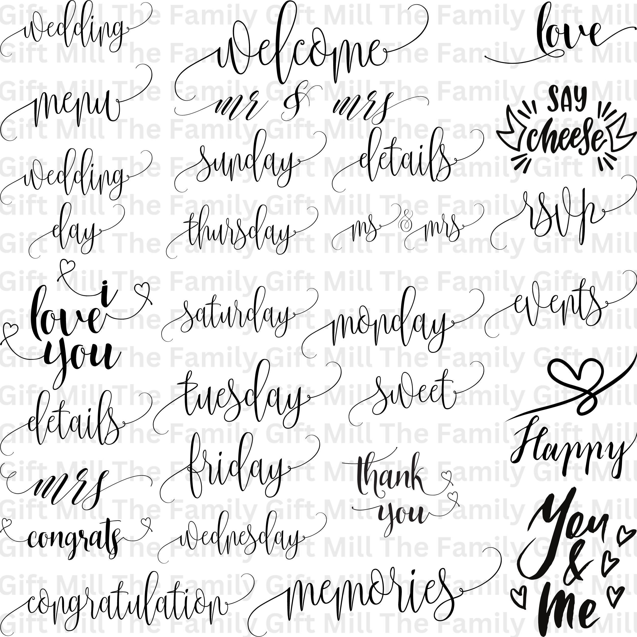 Wedding Invitation Address Calligraphy Wedding Calligraphy Fonts — Create