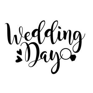 Silhouette Design Store | Happy wedding day, Happy wedding, Wedding fonts