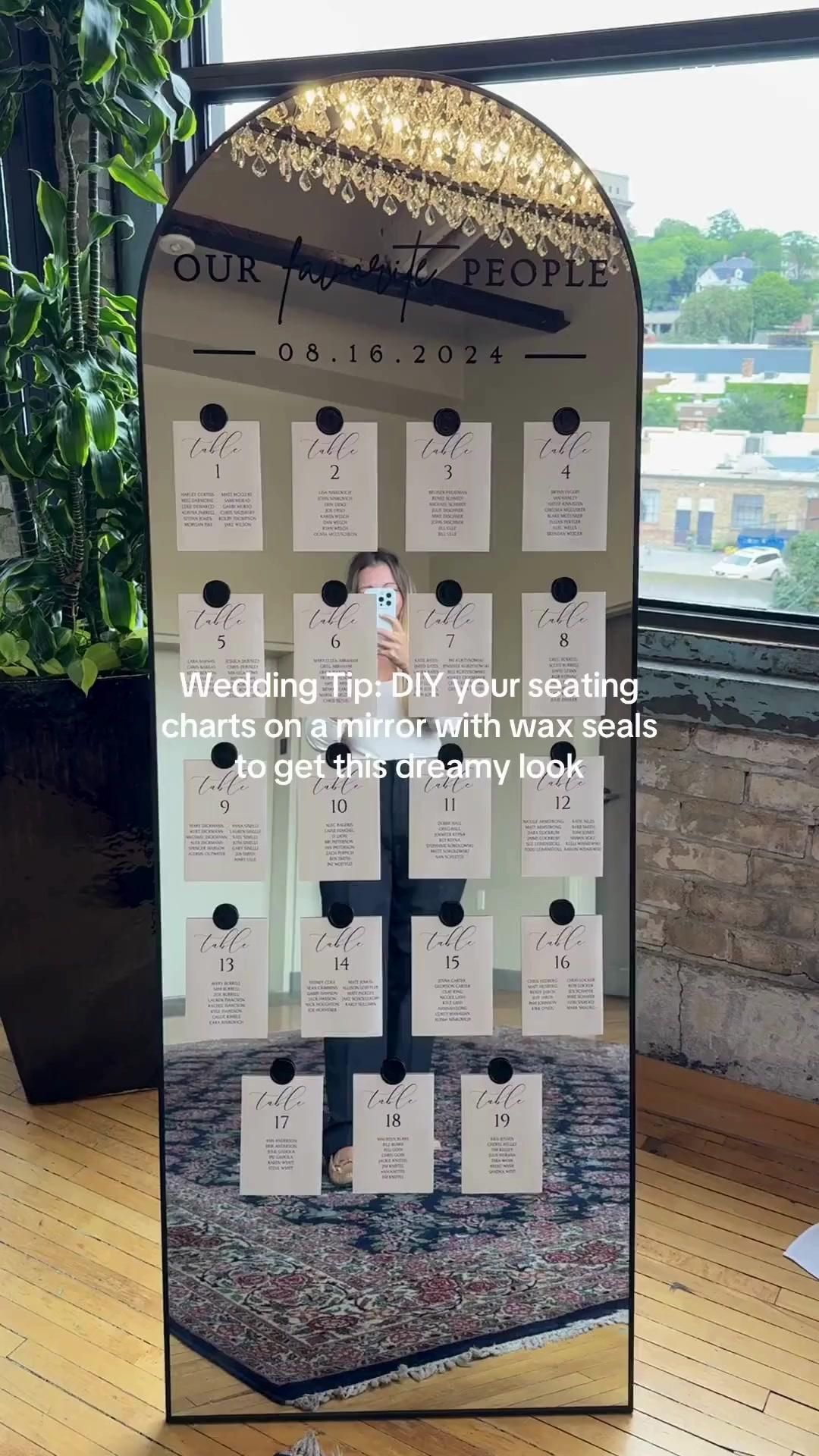 Trending DIY Wedding Seating Chart