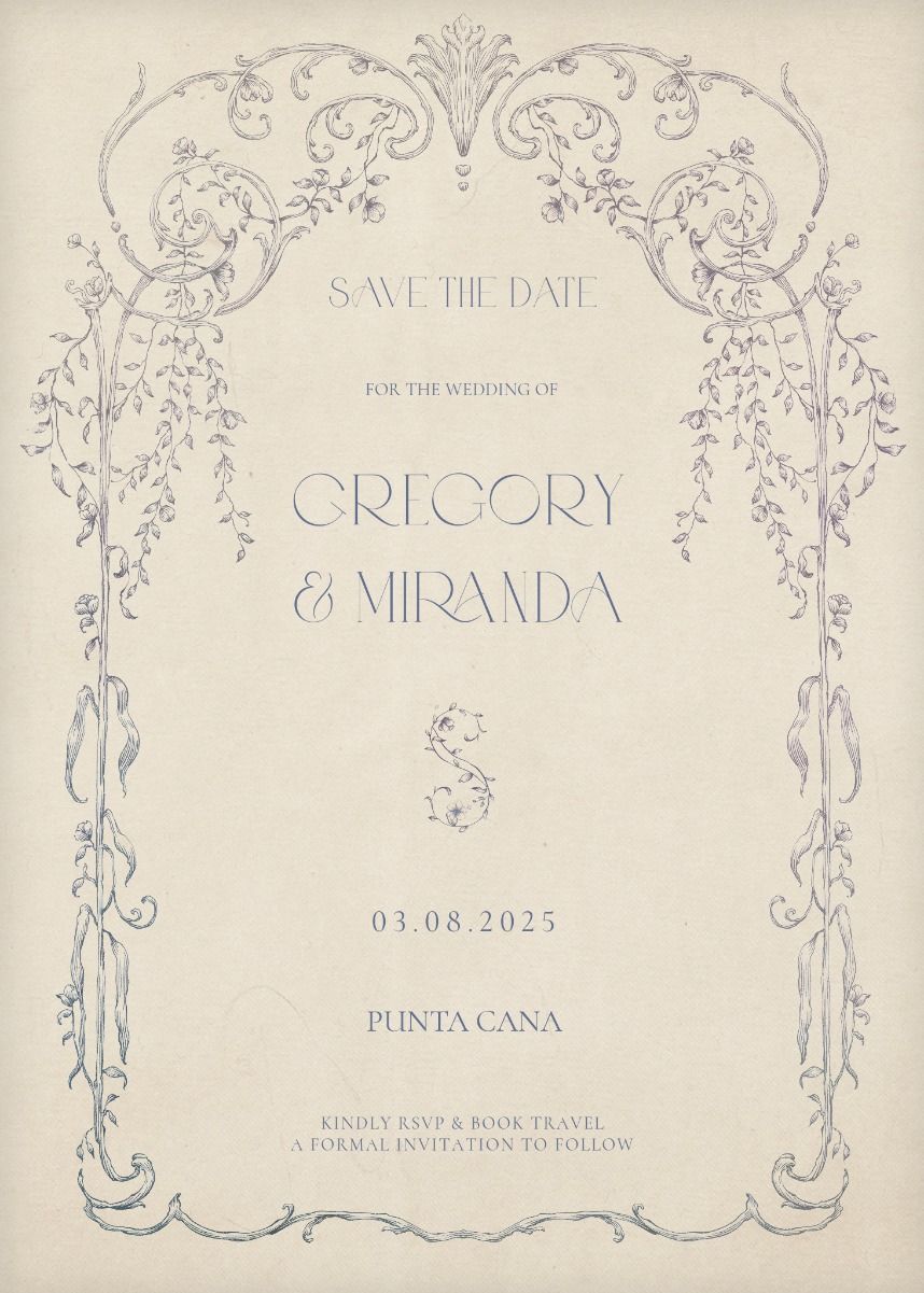 Our wedding save the date