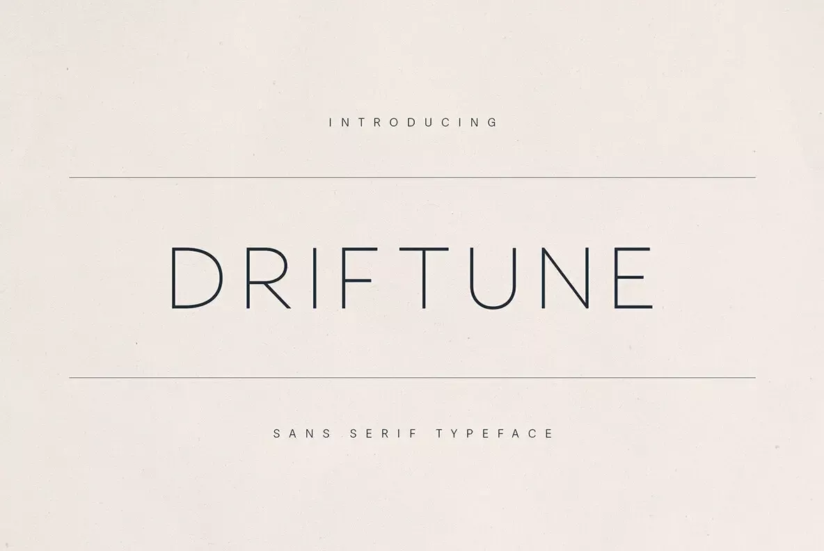 Driftune Font