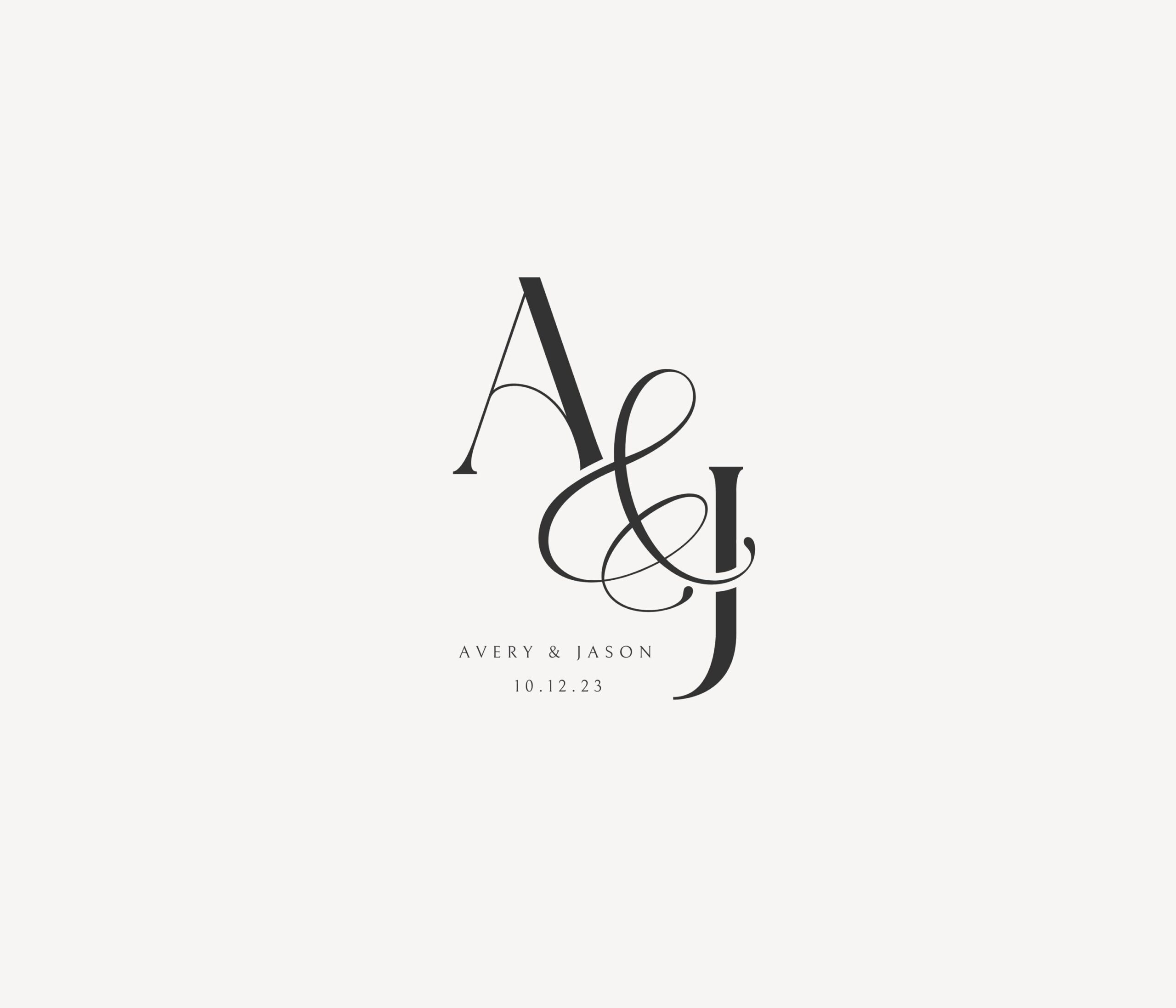 Minimalist Wedding Logo SVG, Custom Monogram Logo, Wedding Logo Design, Digital Download, Elegant