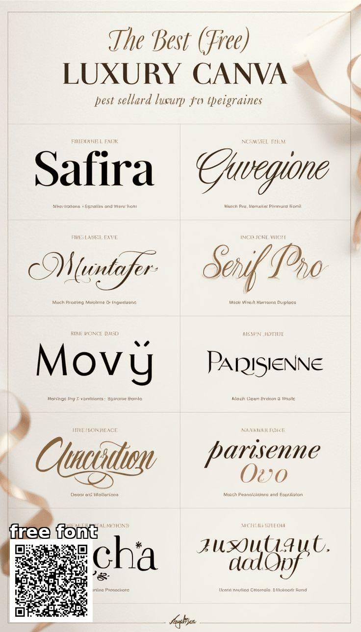 elegant font | luxury lettering fonts