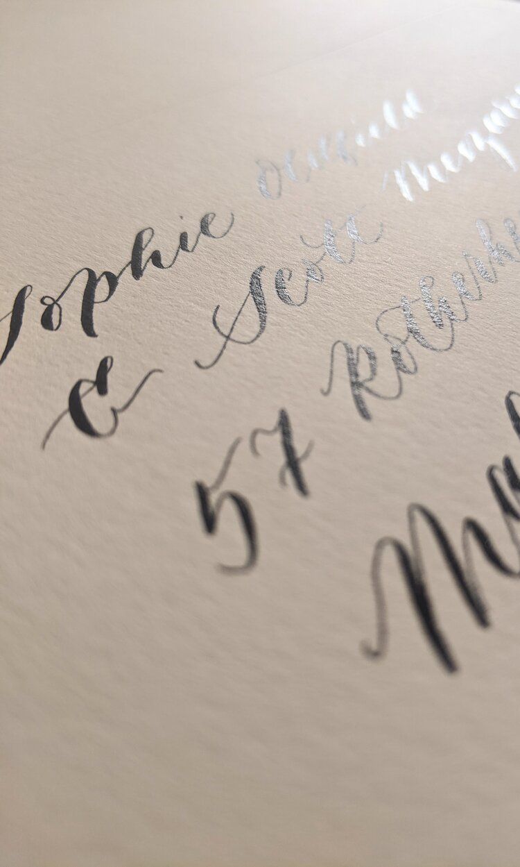 Modern Calligraphy Envelope Addressing — Olivia Hope Calligraphy