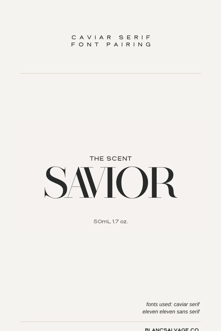 Font Pairings Spotlight in the House of Blanc Mockup Collection◽