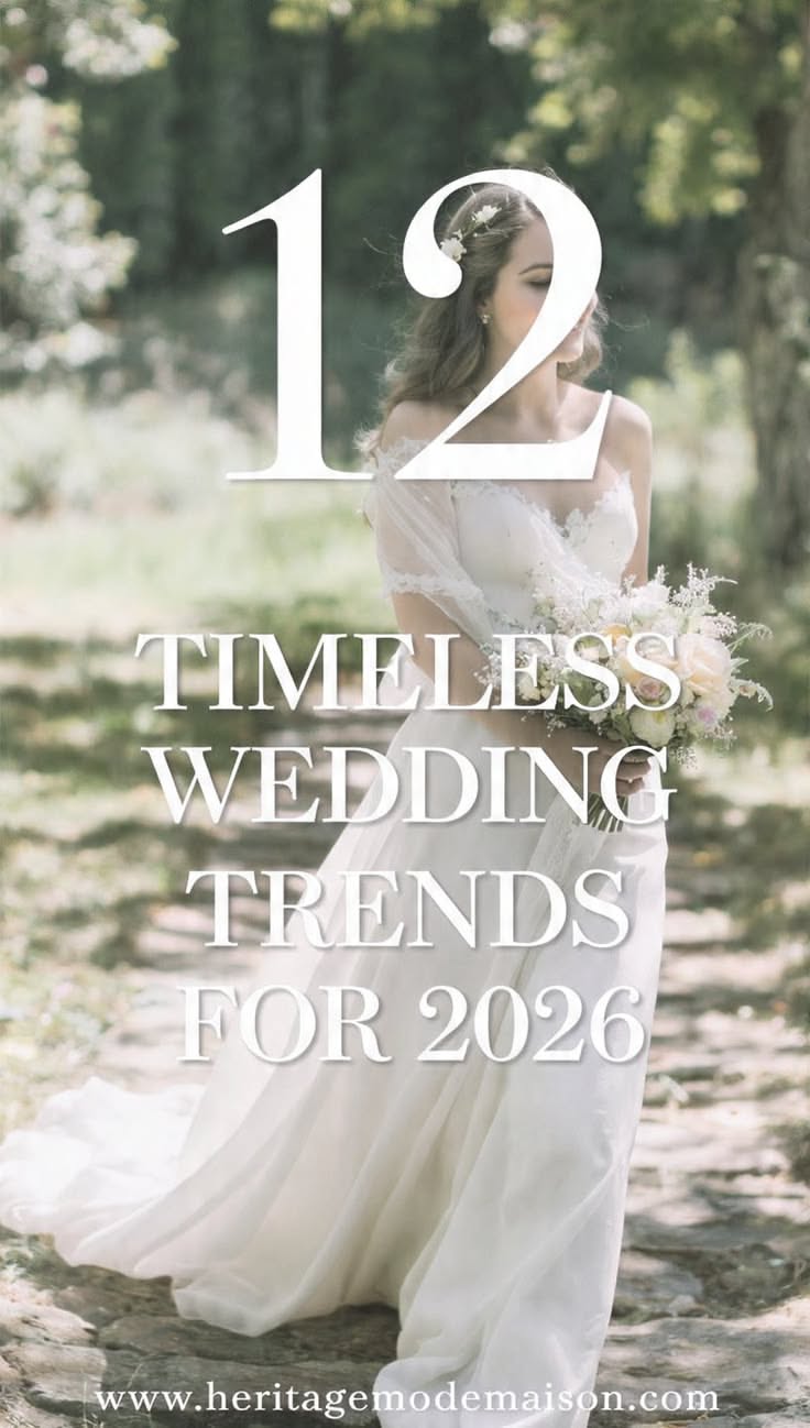 12 Timeless Wedding Trends for 2026 You’ll Never Regret