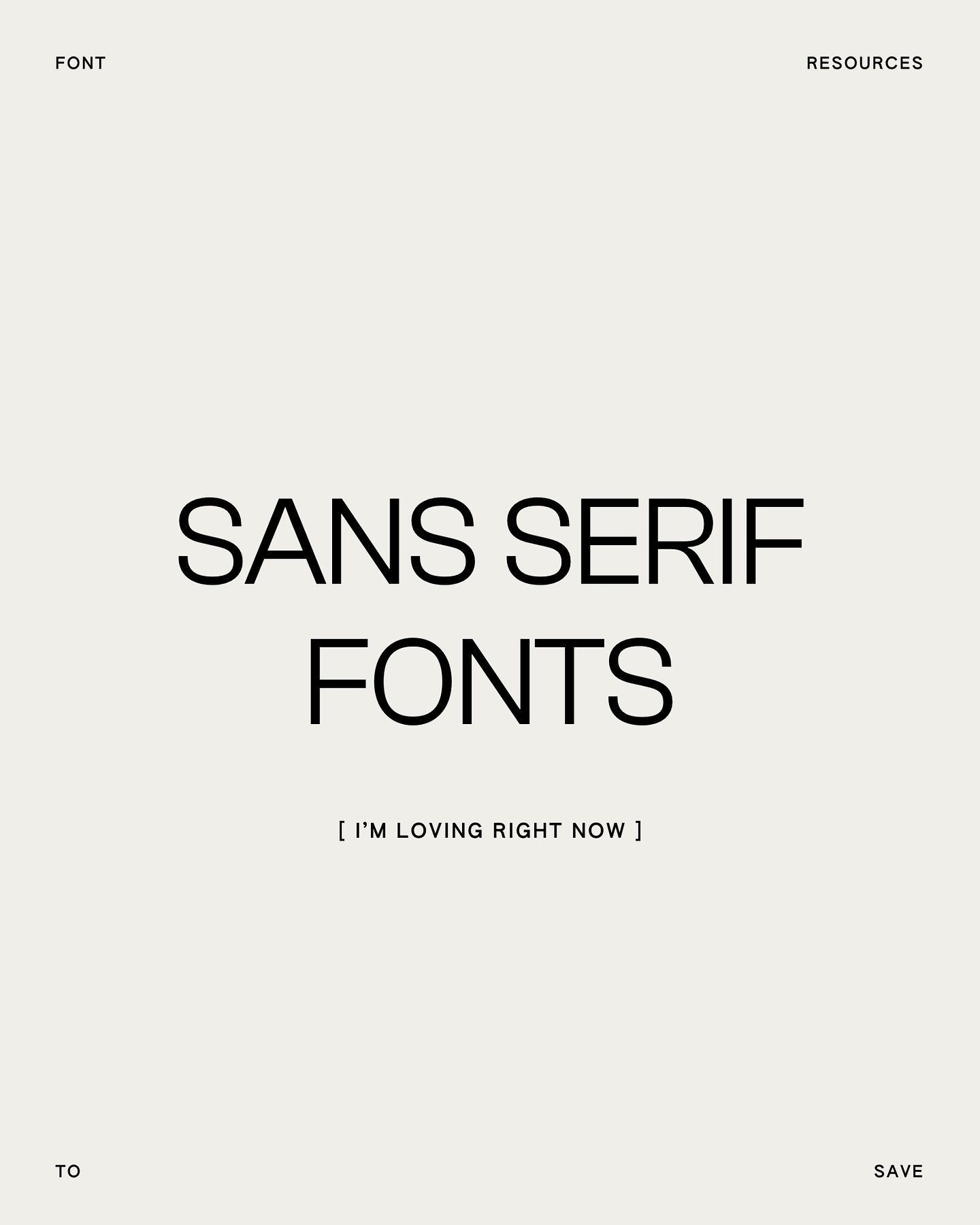 Modern Sans Serif Fonts for Clean, Confident Design🩶