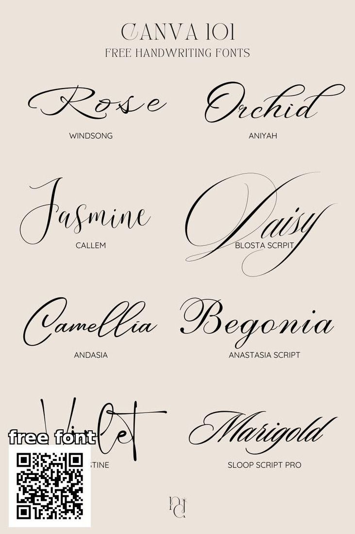 aesthetic typeface idea